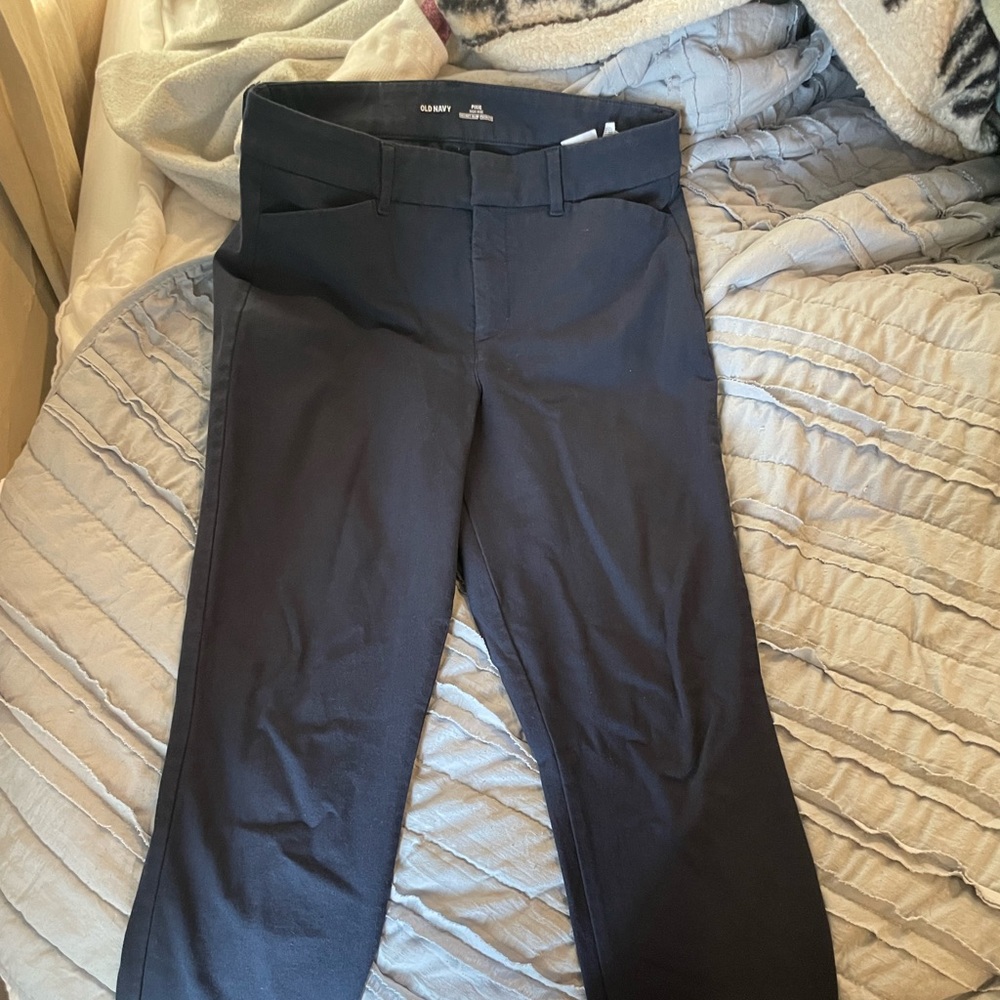 Old navy pixie pants, navy, size 4